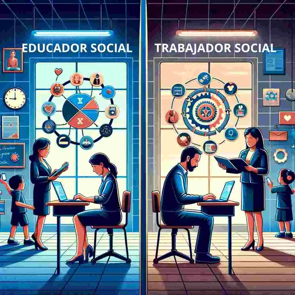 Diferencias entre un educador social y otros profesionales del trabajo social