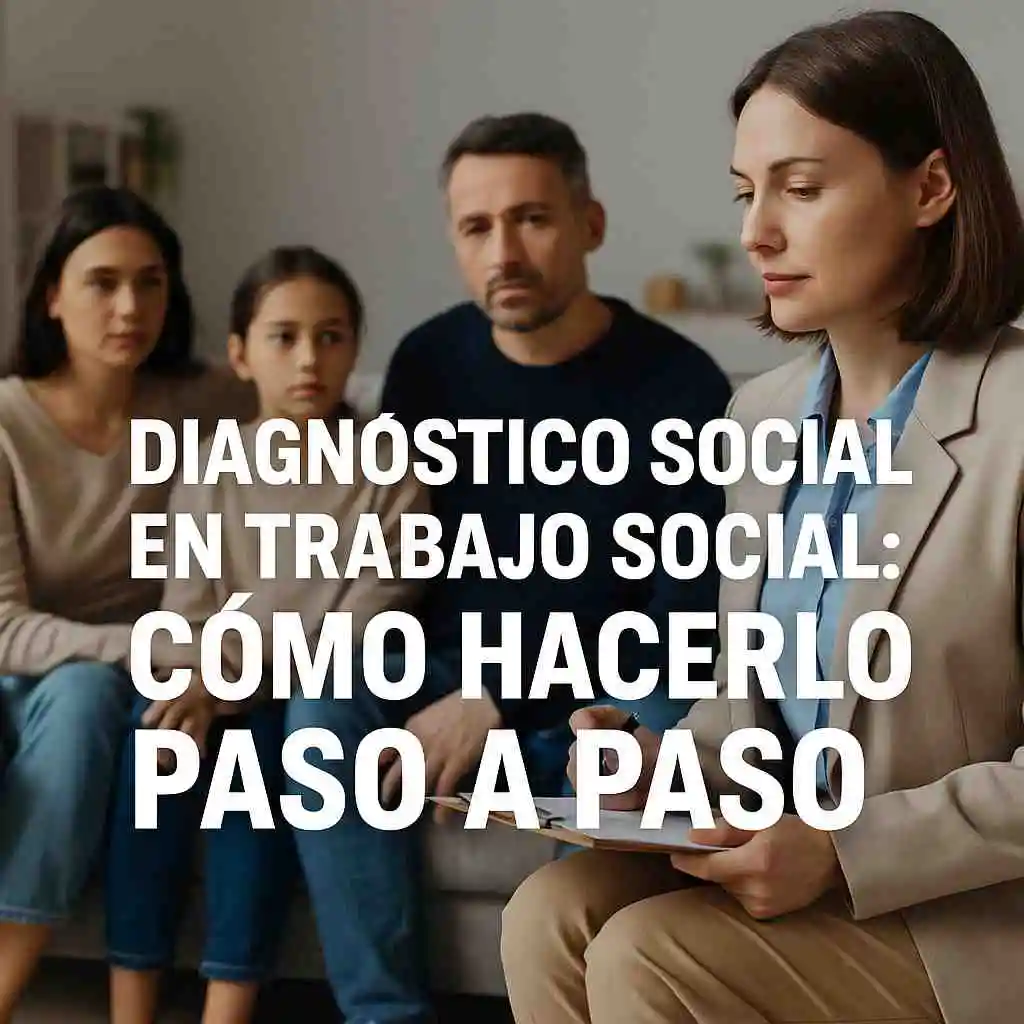 Diagnóstico social en trabajo social - Guía visual Guía paso a paso de diagnóstico social en trabajo social