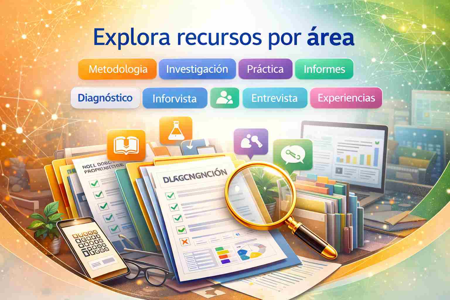 Categorías de recursos de trabajo social