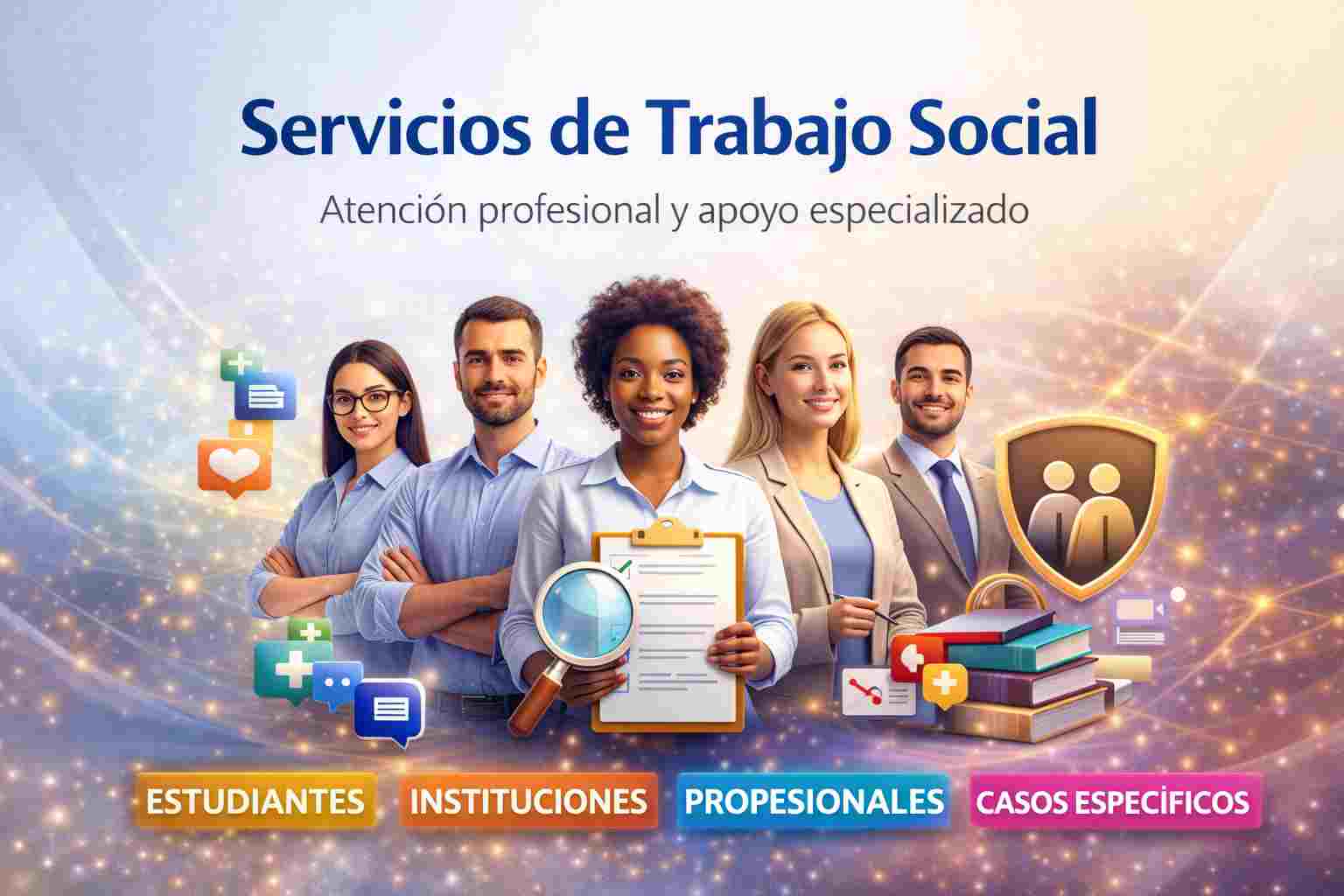 Servicios profesionales de trabajo social