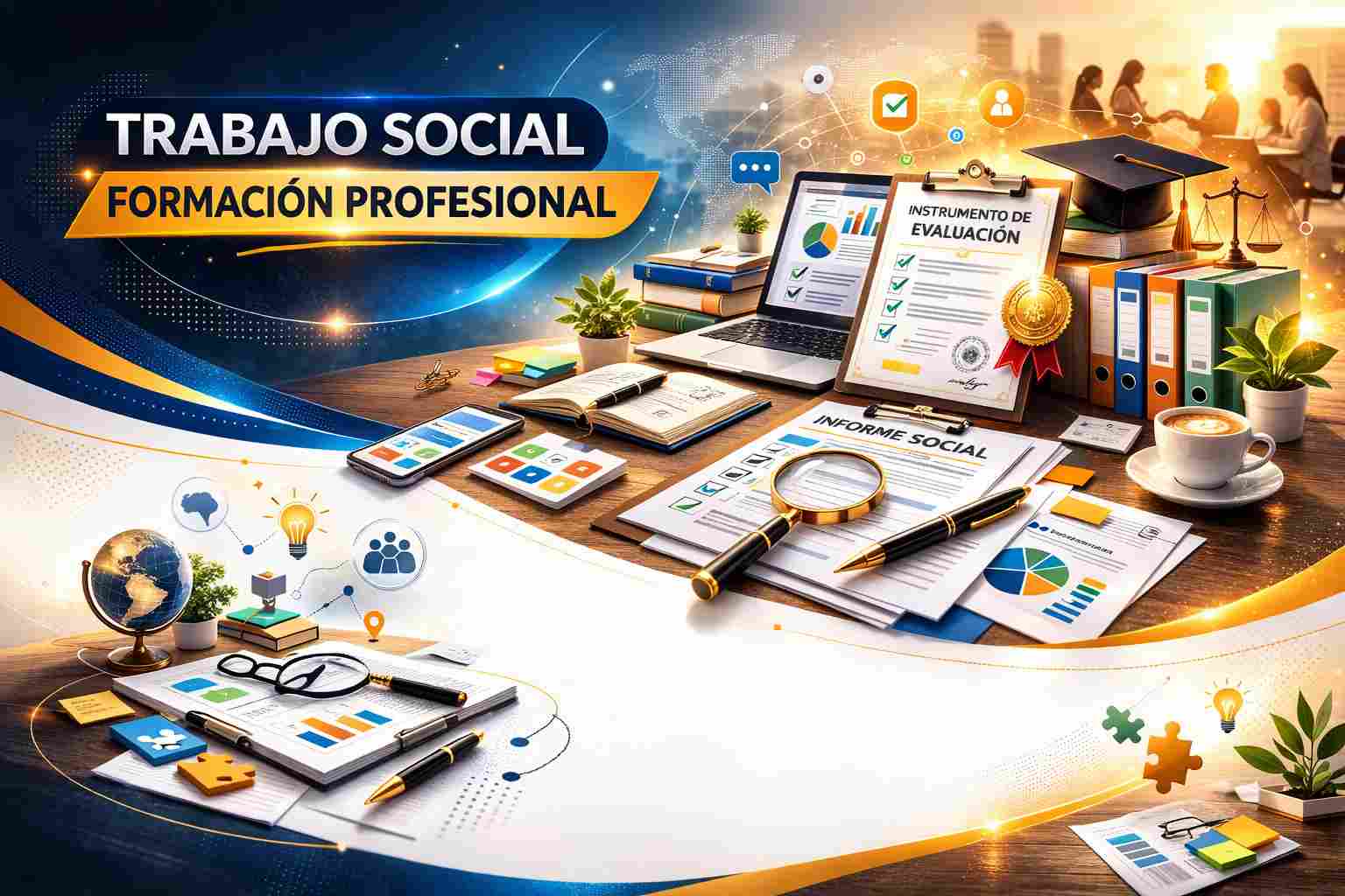 Trabajo social: formación profesional, recursos e instrumentos aplicables