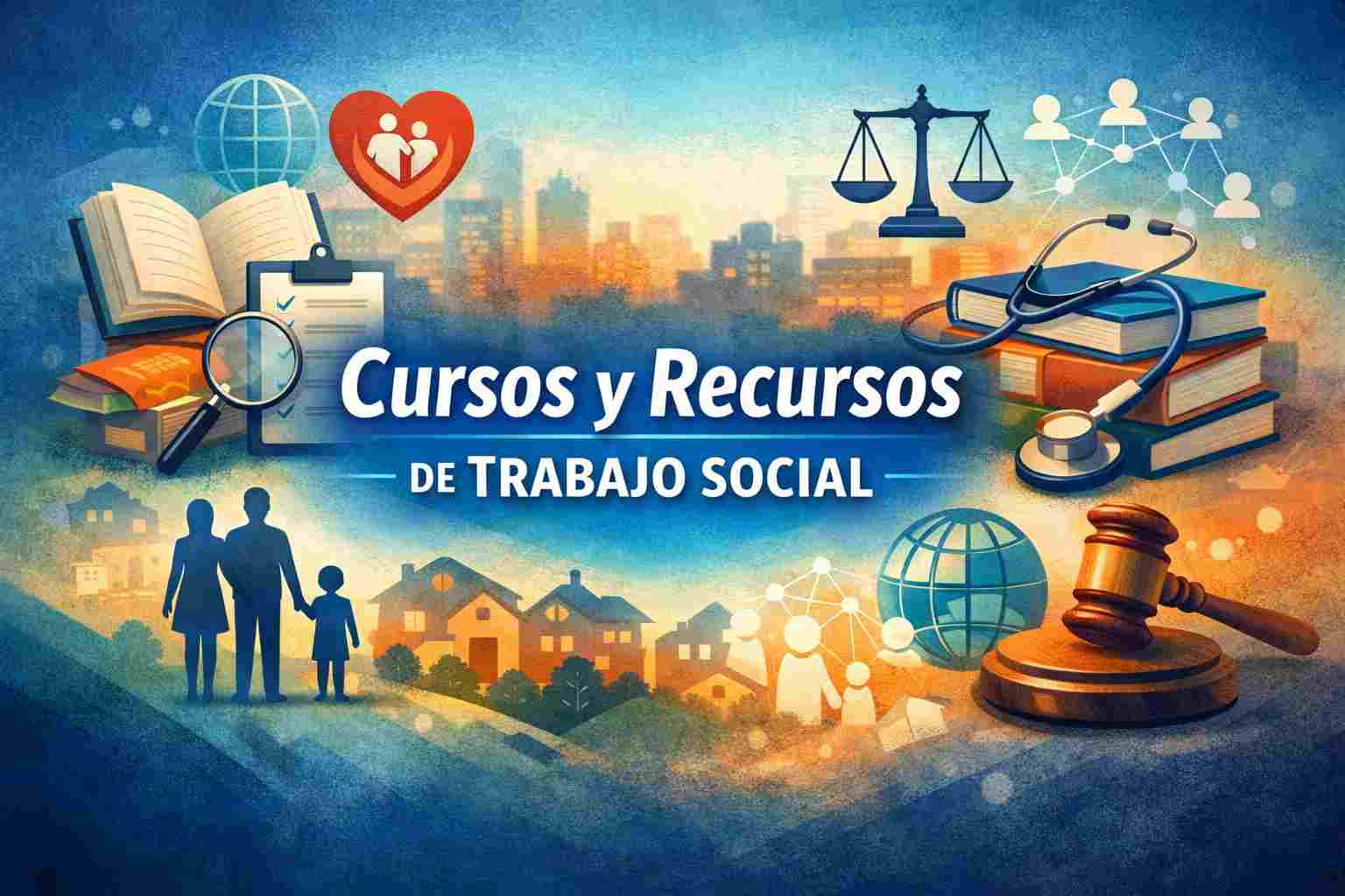 Cursos de Trabajo Social Online + Recursos Profesionales y Certificación